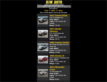 Tablet Screenshot of dandwautosales.com